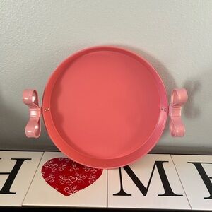 Target Bullseye Playground Valentines PINK BOW Metal Tray Viral 2025 NEW